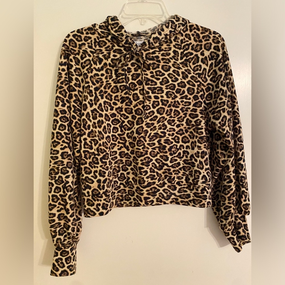 Love, Fire Leopard Print Top